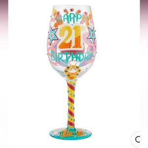 Lolita 21st Birthday Colorful Wine Glass
